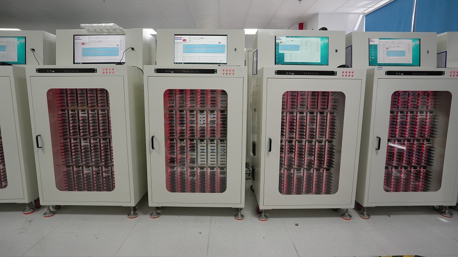 SSD aging test equipment used for Taimi SSD reliability validation before mass production