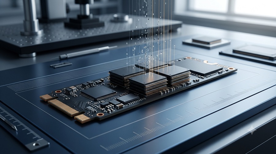 SSD TBW explained with NAND flash endurance and lifespan concept
