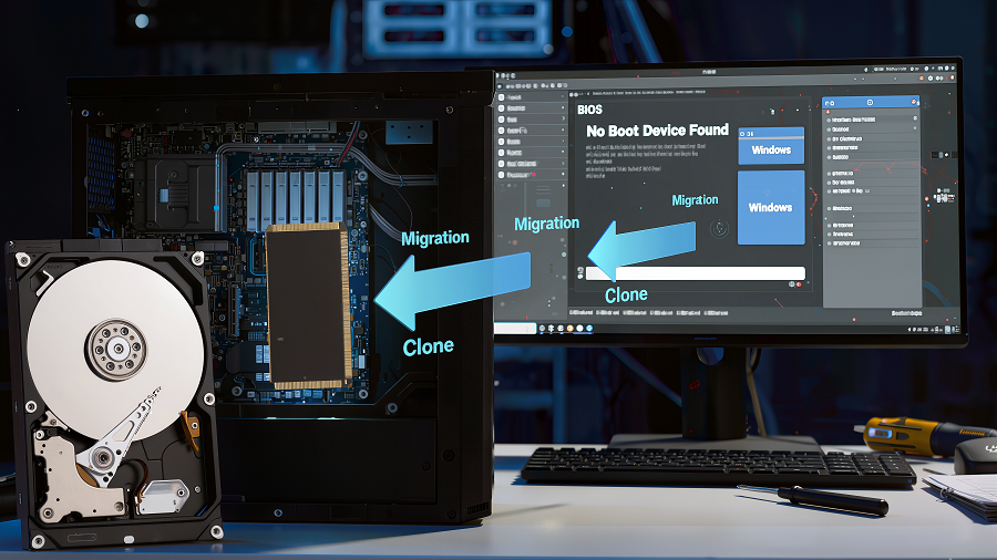 Cloned SSD not booting after migration from HDD to SSD